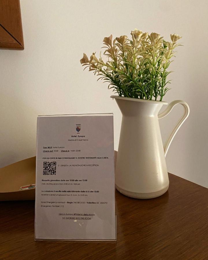 Hotel Europa Casal Velino Eksteriør billede